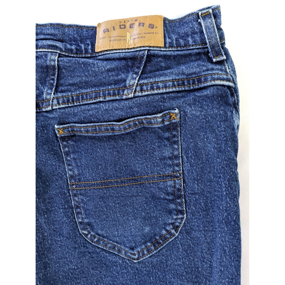 Riders by Lee Womens 20W P Dark Wash High Rise Tapered Leg Stretch Jeans M764